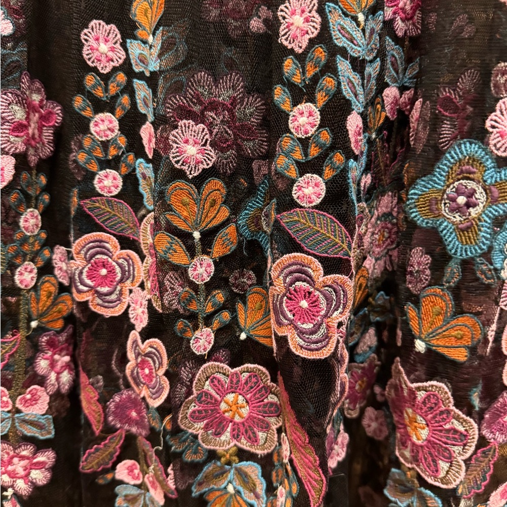 Sundance Black Floral Dress - Picture 7 of 7